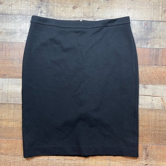 J. Crew Black No 2 Pencil Skirt size 14 - Picture 1 of 3